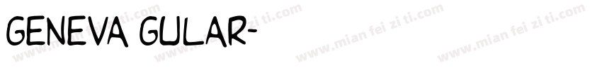 Geneva gular字体转换